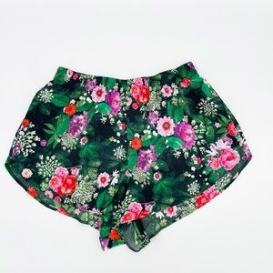 Victoria’s Secret Floral Silky Pajama Shorts